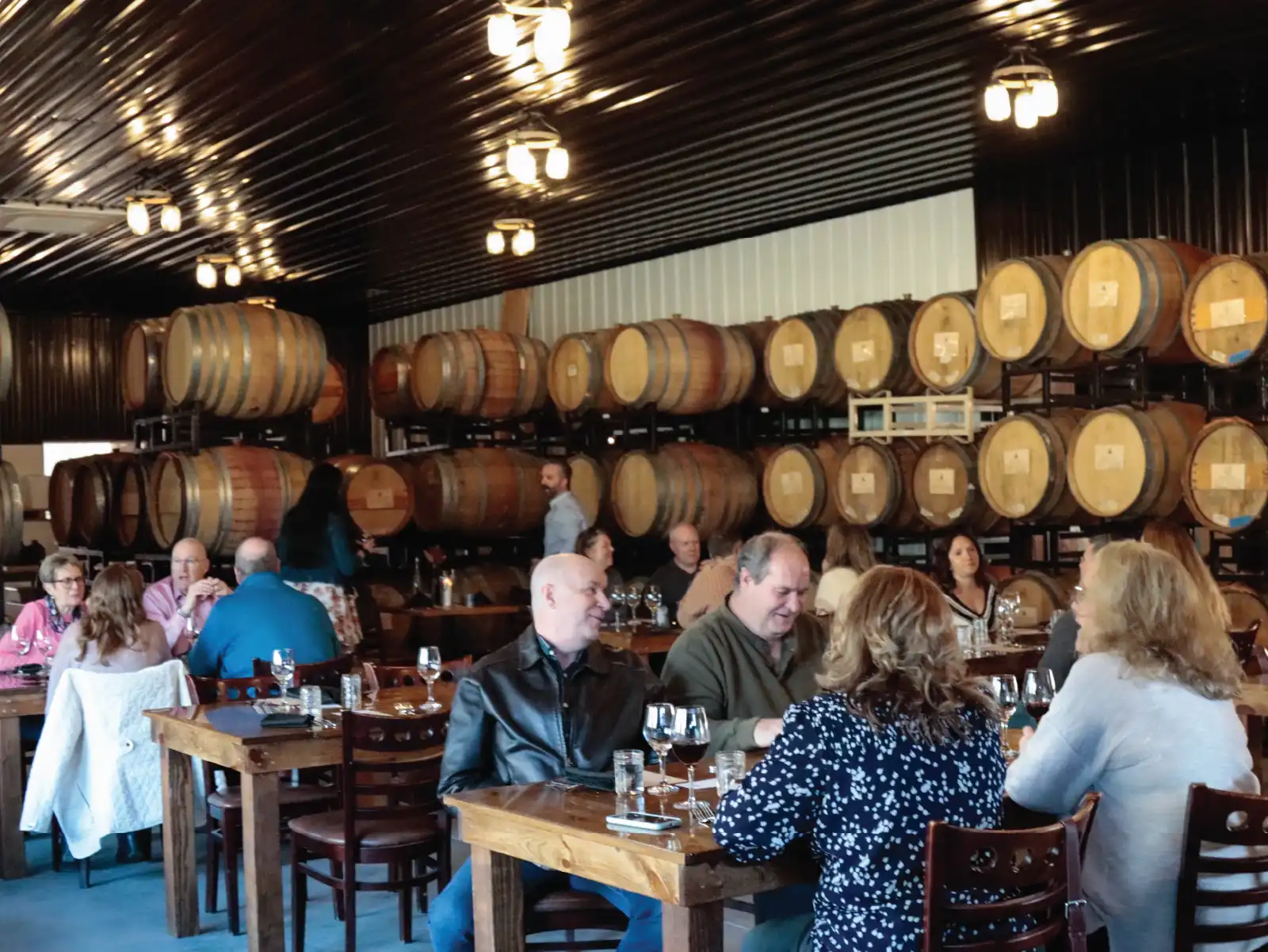 Barrel Room set for a private event