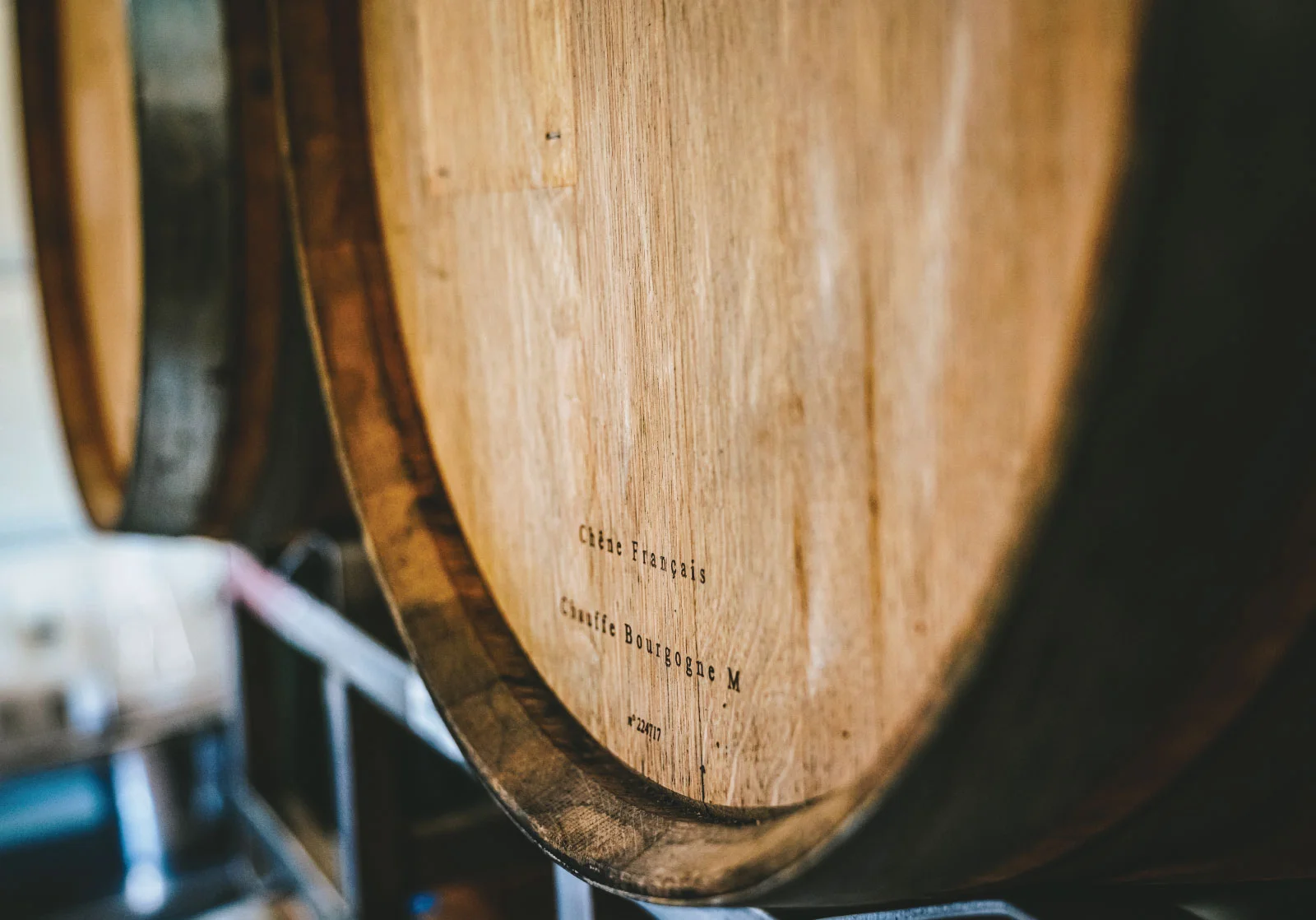 French oak barrels in the Andreas Winehouse