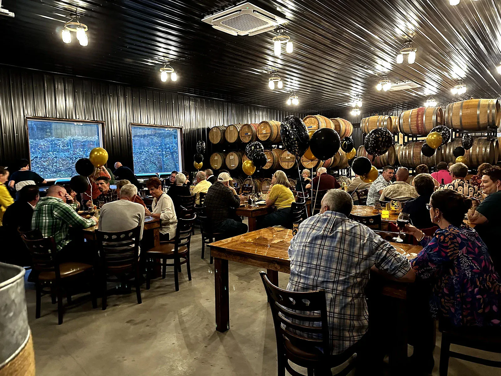 A private event in the Cellar Beast barrel room