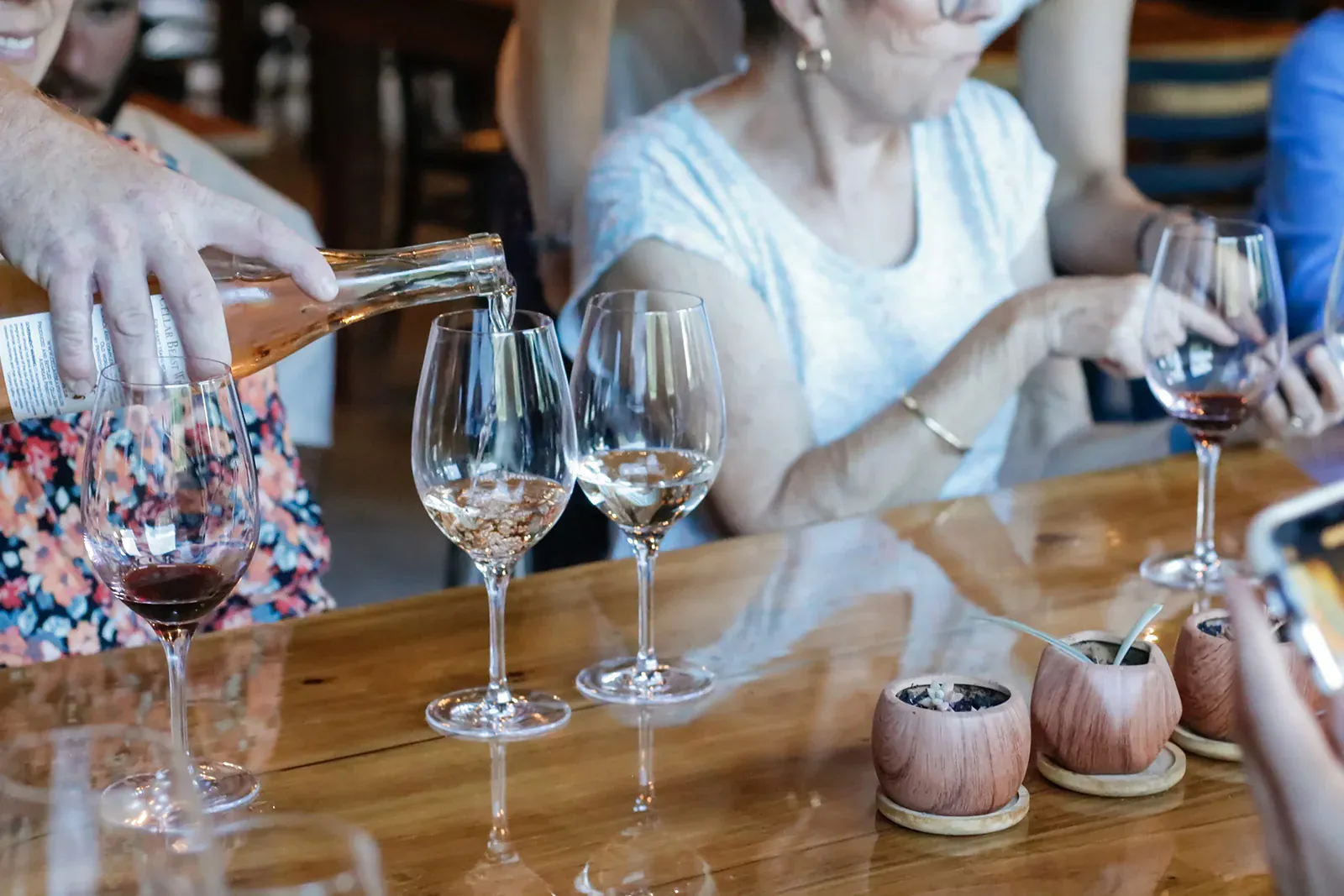 A guided wine tasting at Cellar Beast Winehouse